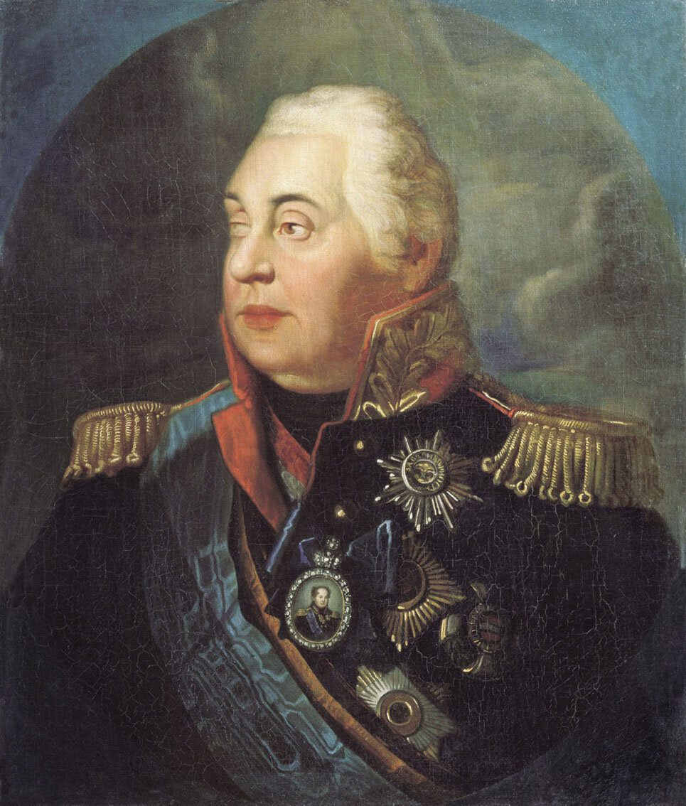 «Светлейший князь Голенищев-Кутузов М.И», Роман Волков, 1813 год, незадолго до смерти полководца.