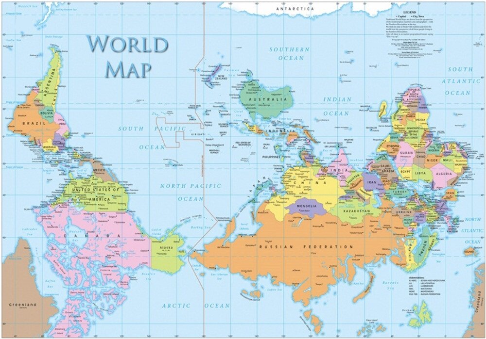 Нестандартное изображение поверхности земли