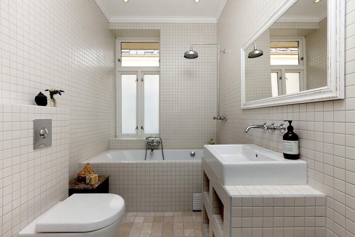 Черно-белая ванная комната – фото эффектных интерьеров в контрастной цветовой гамме