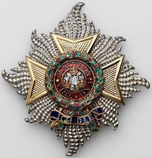 Звезда Большого Креста ордена Бани. Изображение из открытых источников.