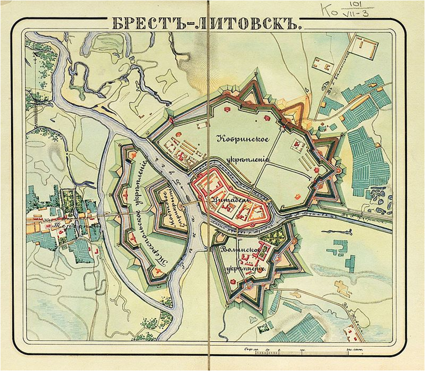 План крепости 1842 года