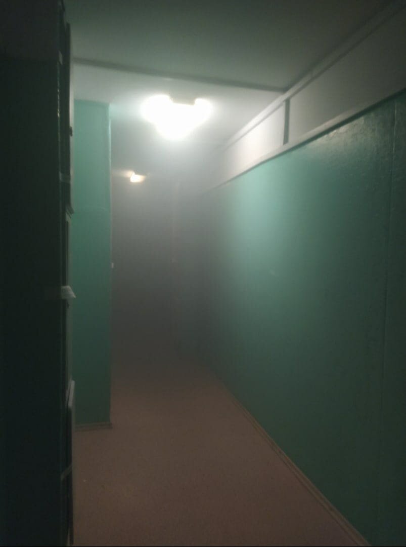 Внутри помещения общежития