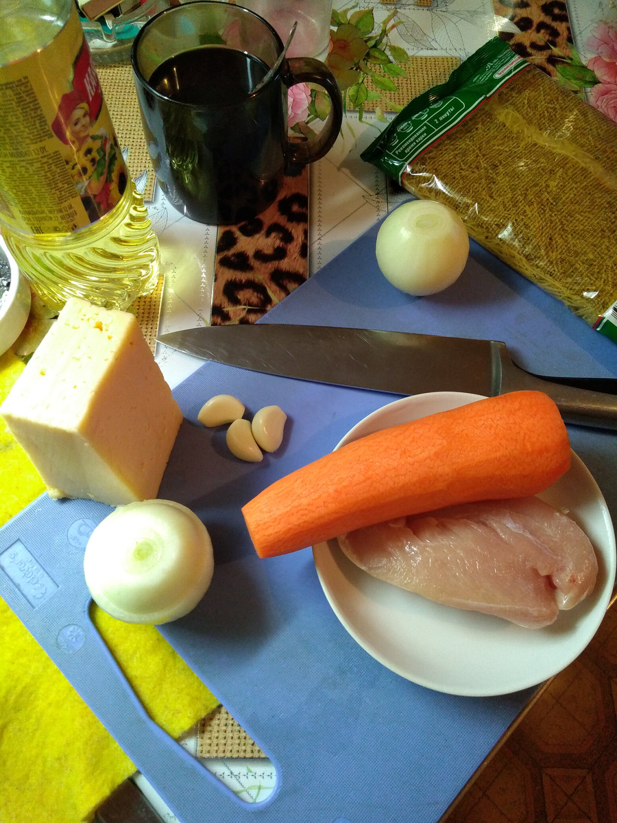 яйца, молоко и грибы не уместились..)