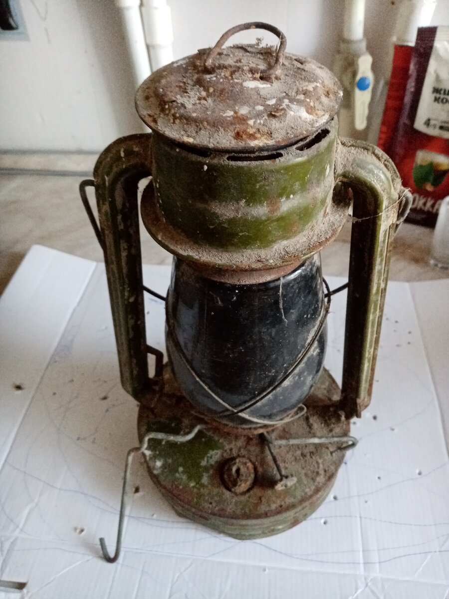 Купленная керосиновая лампа