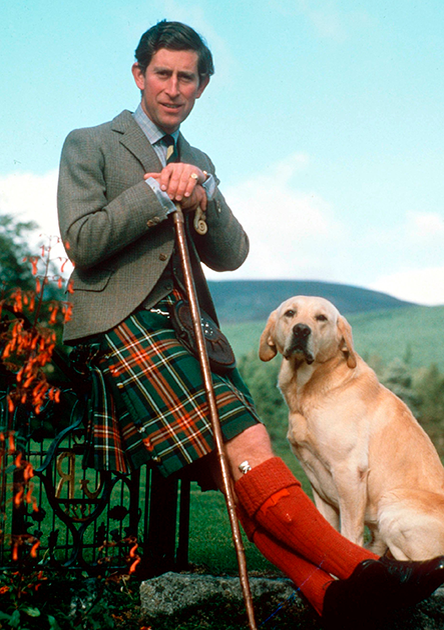 Принц Уэльский Чарльз в килте, 1978 год