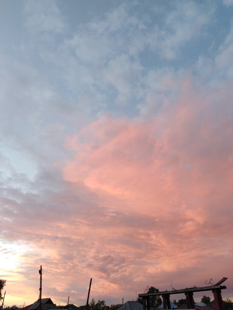 Малиновый  закат 🌇 