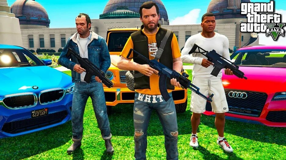 Главные герои игры GTA 5