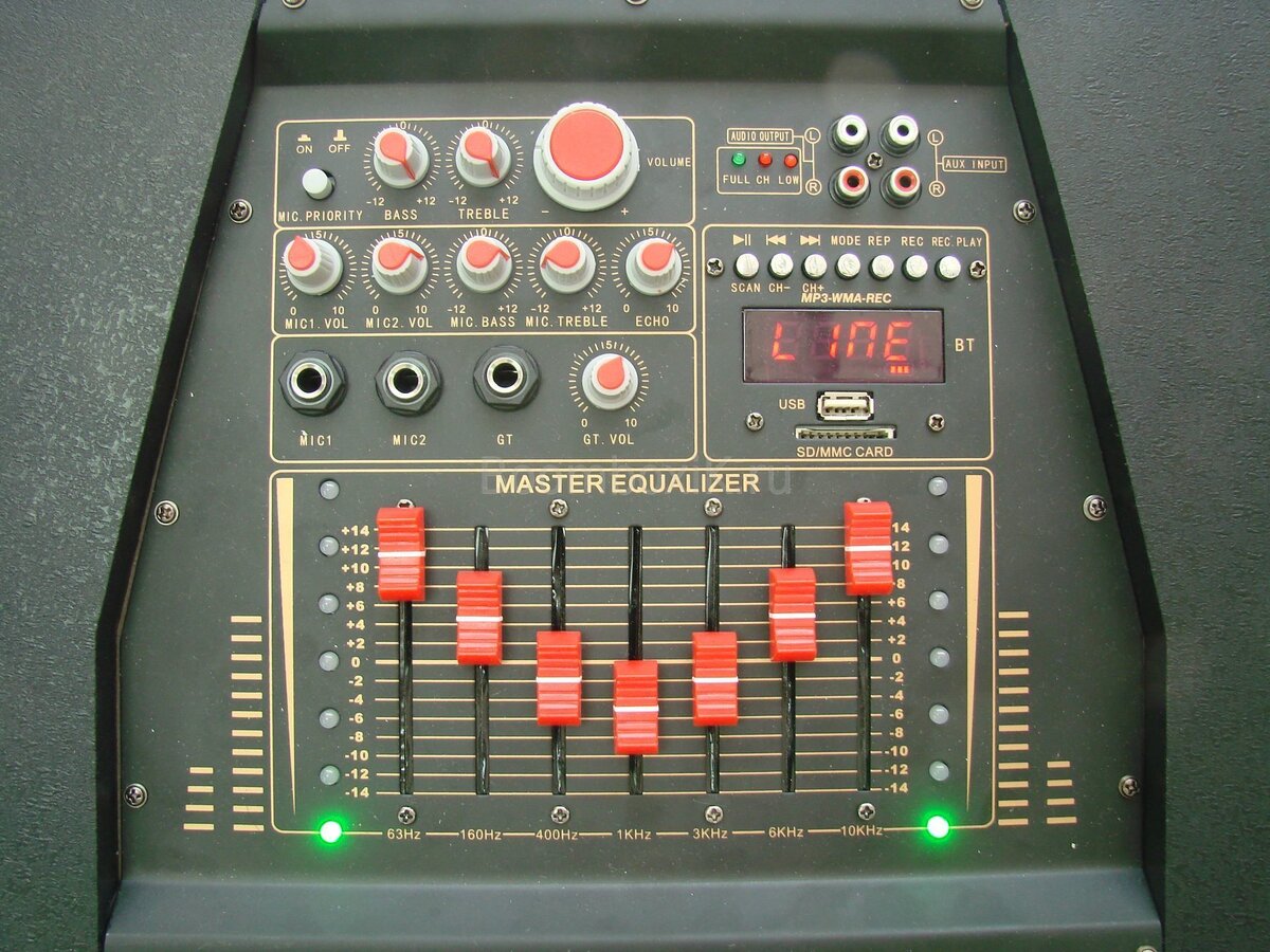 Включение комбоусилителя