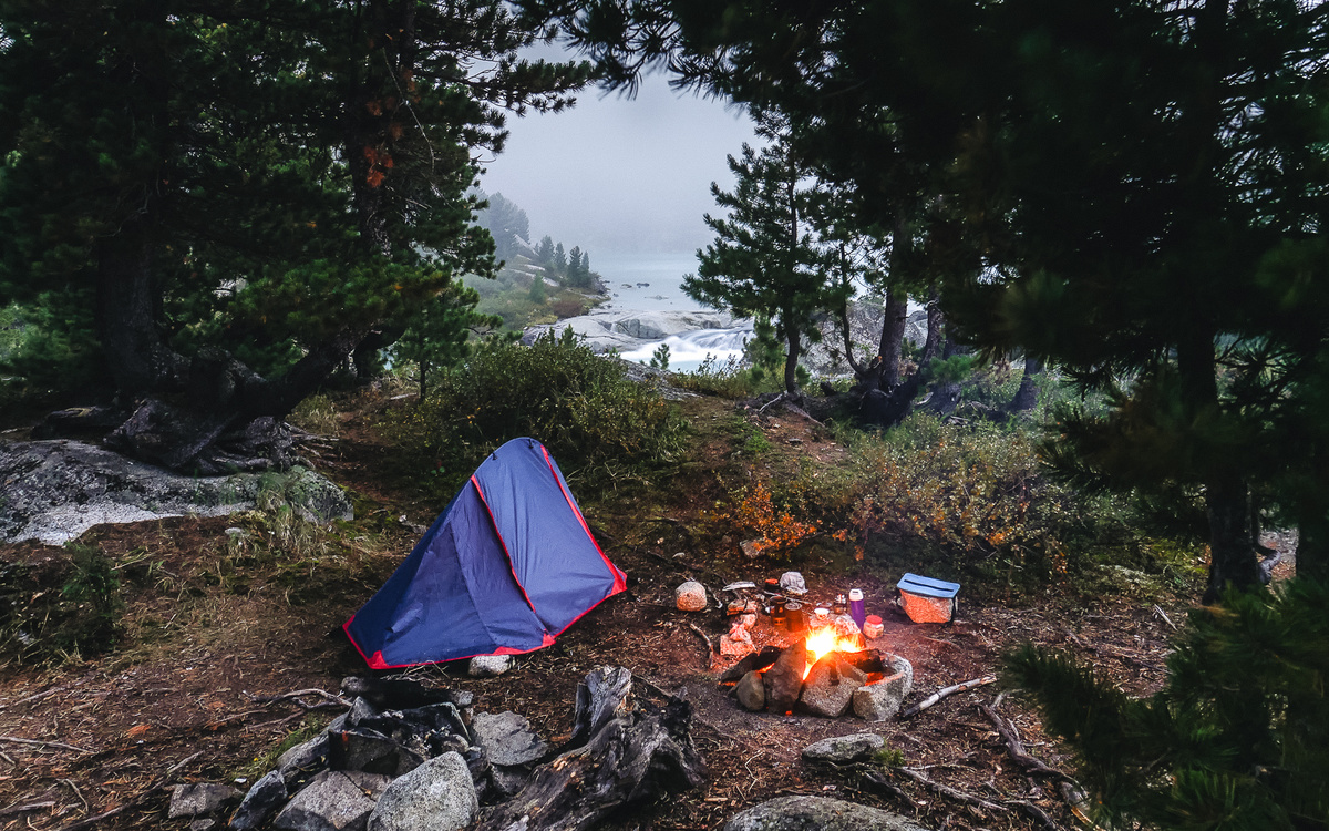 Алтай. Палатка.