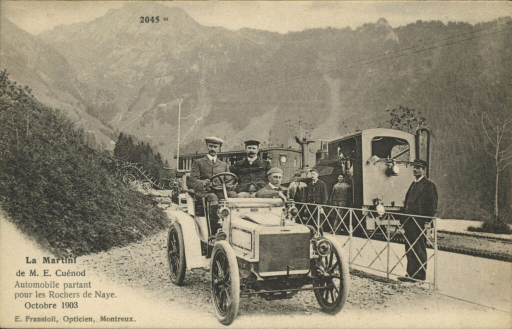 Автомобильная экскурсия из Монтрё в Роше-де-Найе. (1903 год)