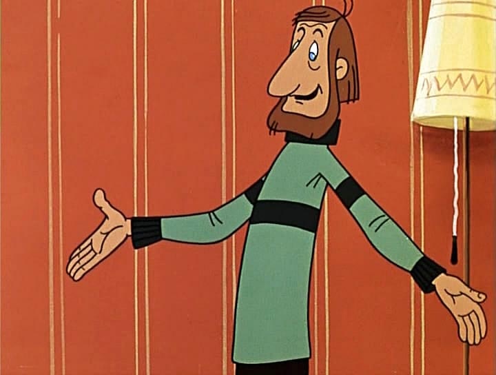 Кадр из мультика "Простоквашино"