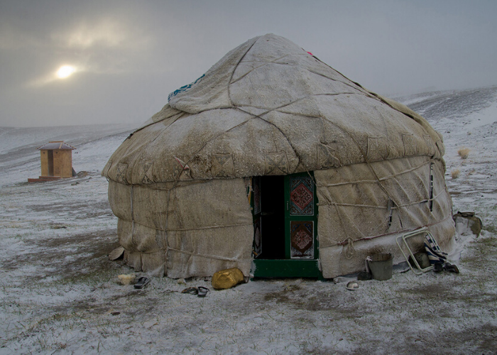 Юрта – традиционное жилище тюркских народов (использовано фото с сайта wikipedia.org)
