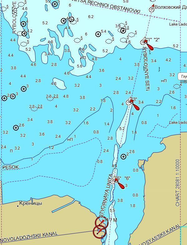ладога карта глубин, рыболовная карта глубин, рыбные места на ладоге на карте, карта глубин ладожского озера