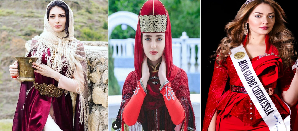 КРАСАВИЦЫ - ЧЕРКЕШЕНКИ! СЧАСТЬЯ  И УДАЧИ  ВАМ!