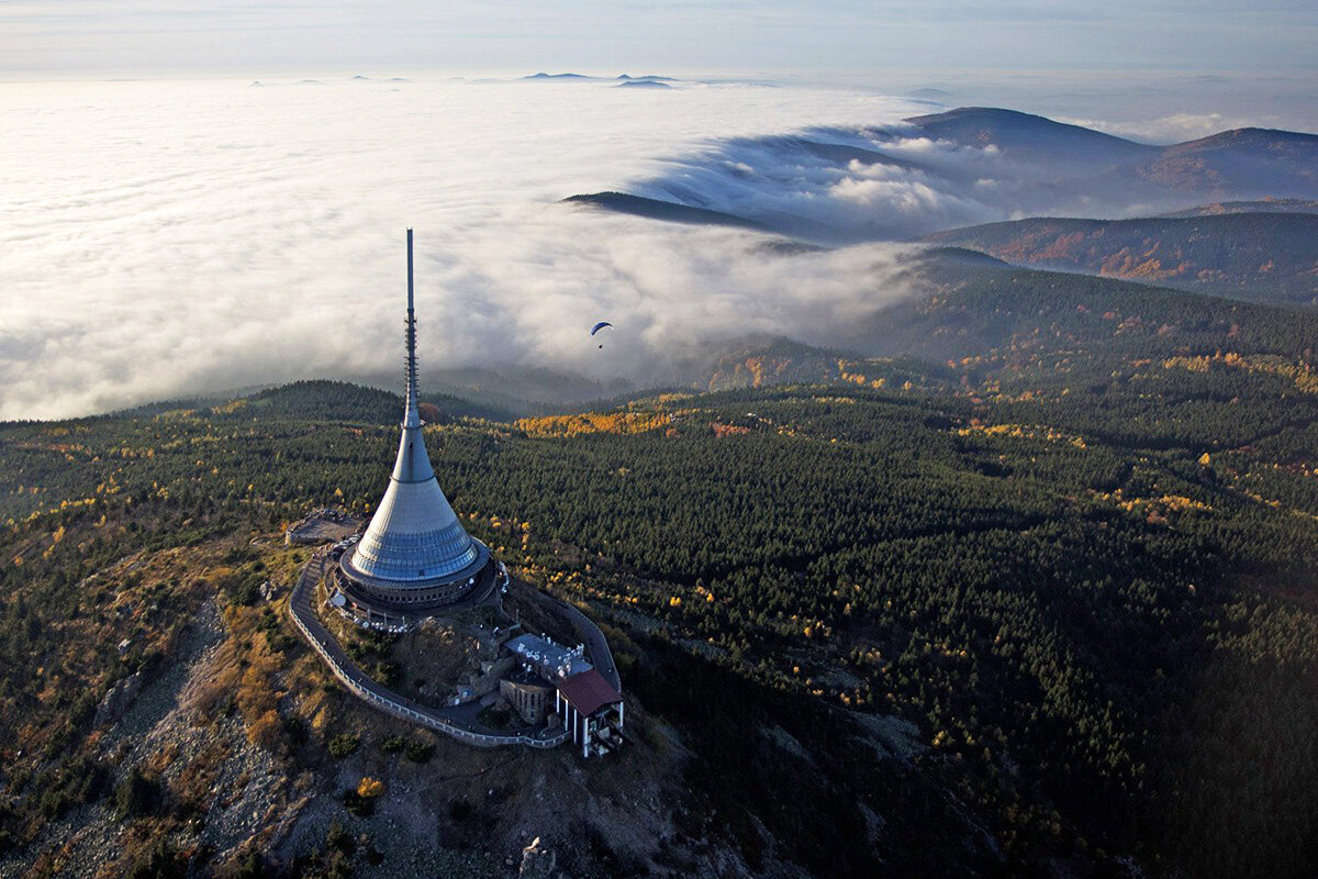 Телебашня  Йештед в Либереце