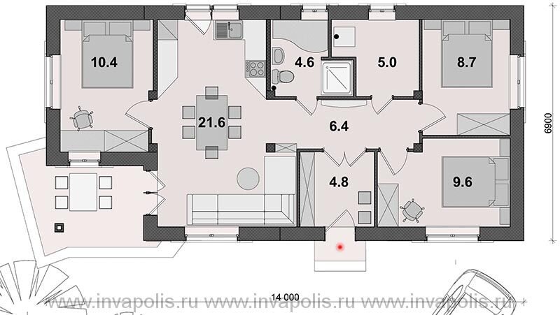 МИНИ-дома с 3 спальнями - пять интересных проектов | Инваполис .