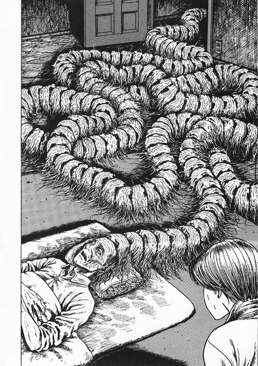 Дзюндзи ито манга на русском. Коллекция ужасов Дзюндзи Ито. Спираль аниме Дзюндзи Ито. Хоррор аниме Дзюндзи Ито. Дзюндзи Ито модель фучи.