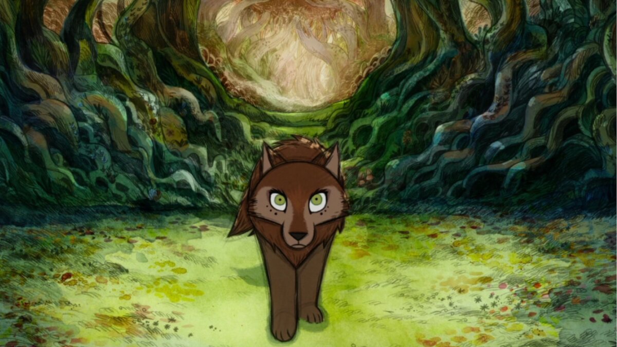 Кадр из мультфильма «Легенда о волках»