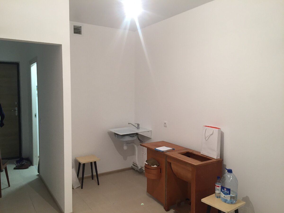 Дешевая кухня из Леруа мерлен из стандартных модулей за 50 тыс.р ...