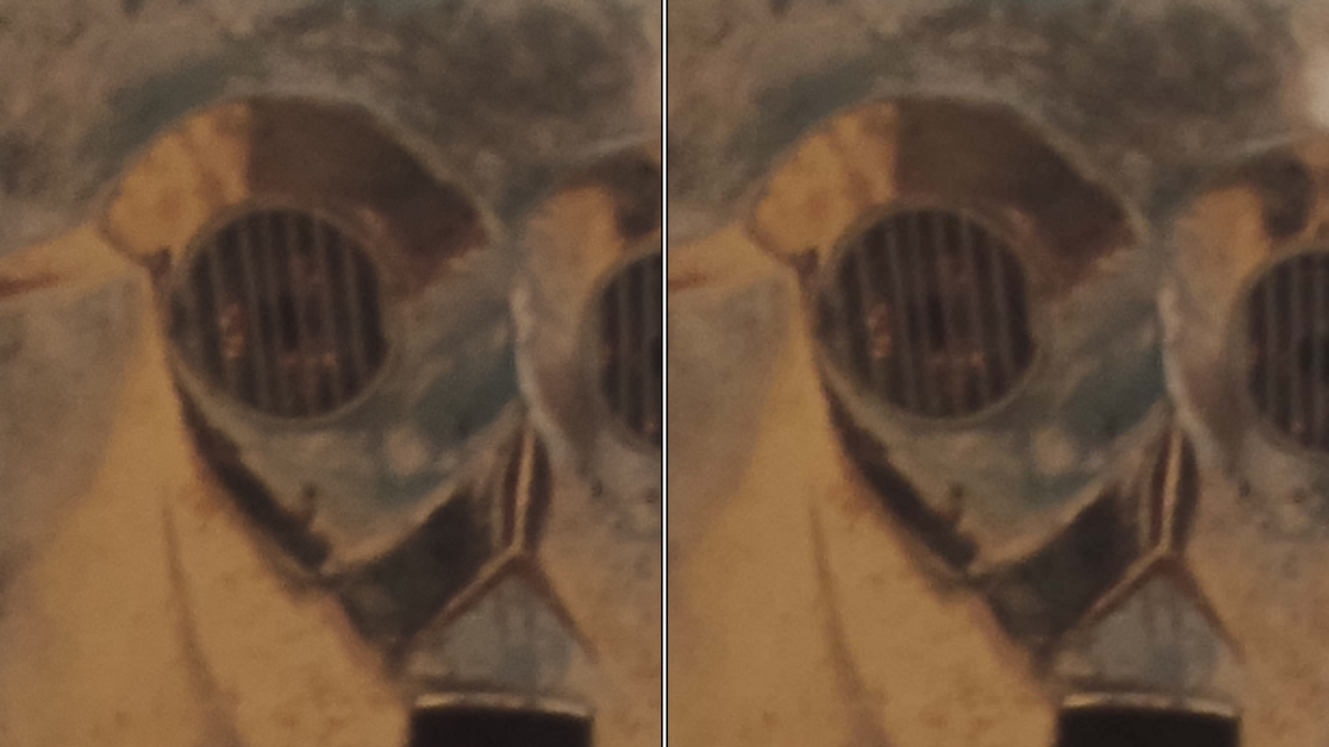 Увеличение в 3 раза - до сих пор не заметна какая-либо разница между оригинальным снимком и его обработанной копией. Но разница в размере составляет 90%.