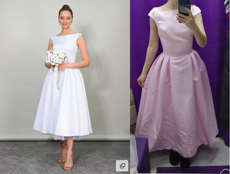 Скриншоты  с сайта Wildberries, коллаж автора