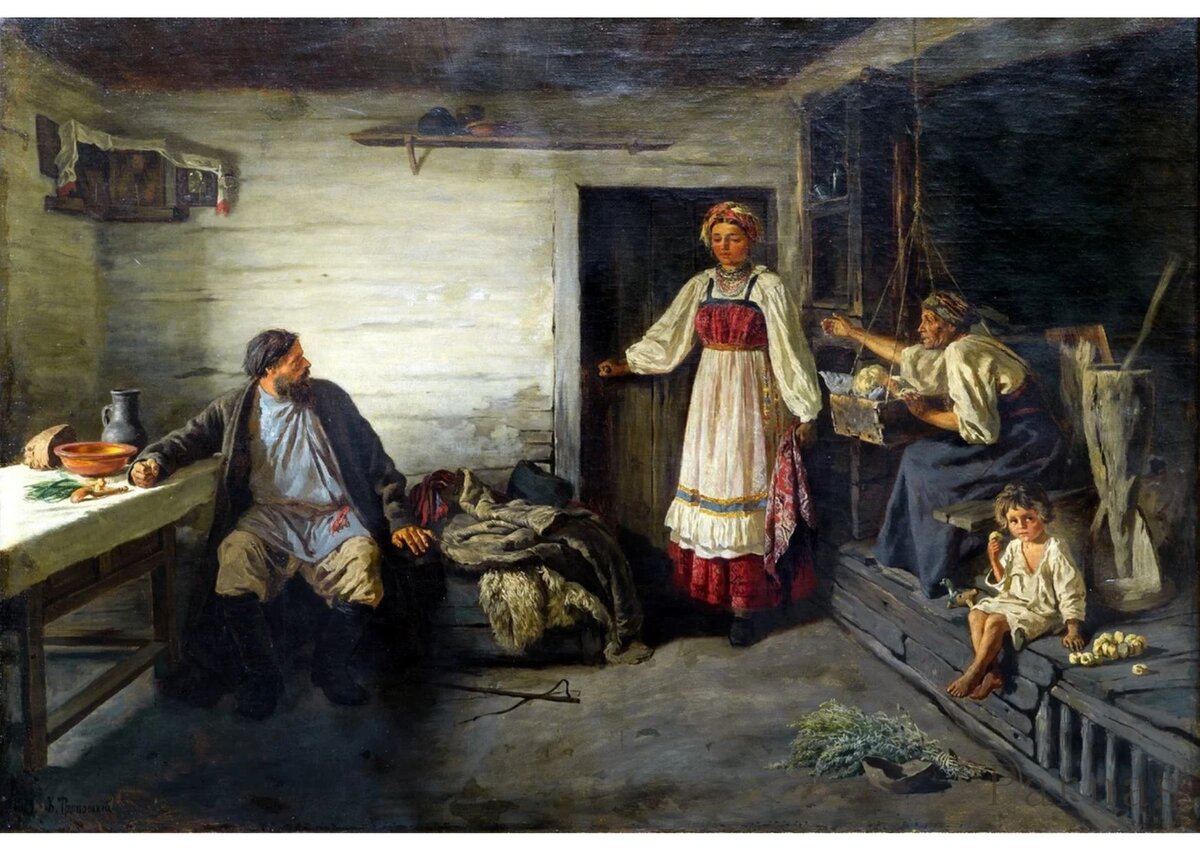 Крестьянская любовь картина