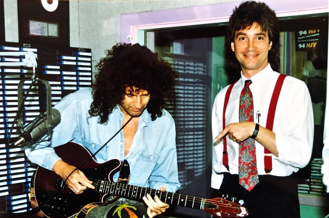 Мистер Уилсон с Брайаном Мэем