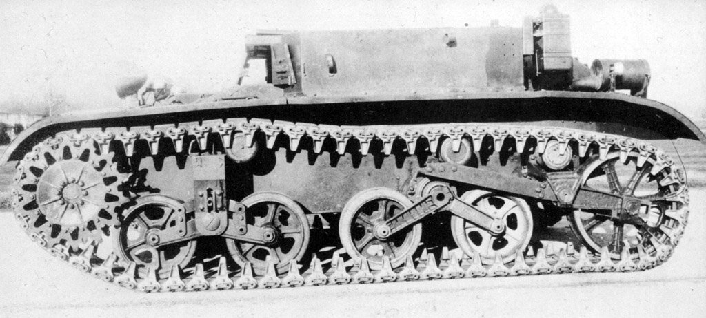Combat Car T5E3, на котором обкатывали нововведения ходовой части.