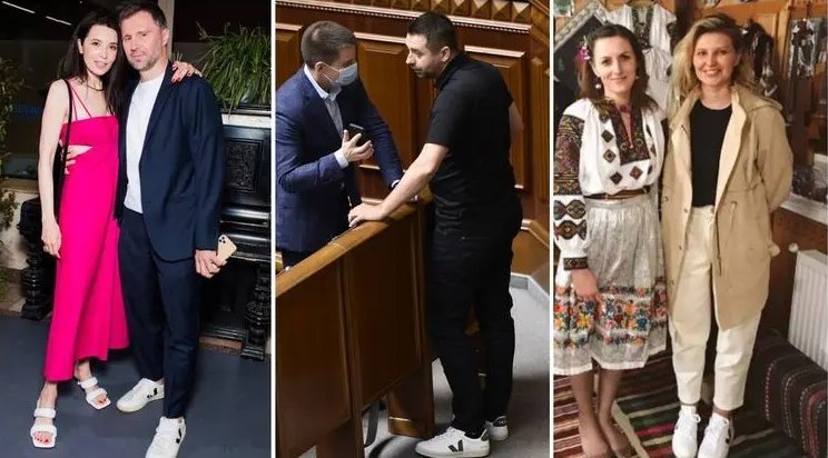 Рева, Арахамия, Зеленская выбирают обувь от французского эко-бренда, фото: jetsetter.ua, instagram.com, Изым Каумбаев, "Страна"