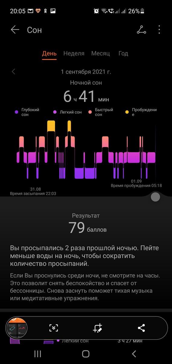 Сегодняшний сон