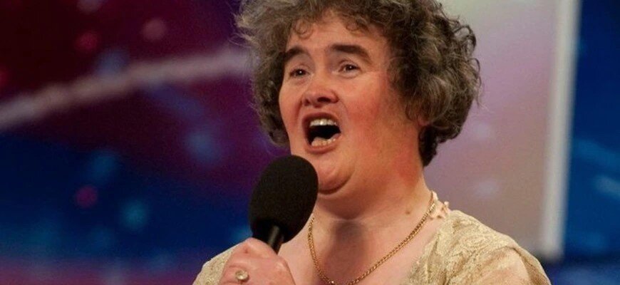 Сьюзан Бойл на шоу талантов, m.infox.ru