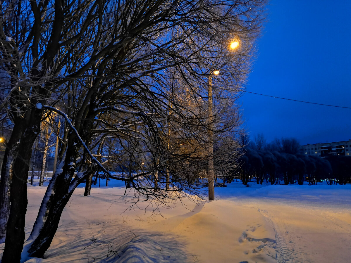 Кириши. Зима. 