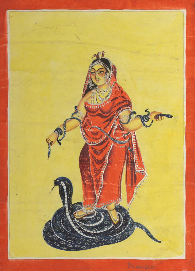 Манаса. Восточная Индия, ок. 1890 г. Музей искусств Кливленда (англ. Cleveland Museum of Art). Эл. ресурс URL: https://www.clevelandart.org/art/2003.106