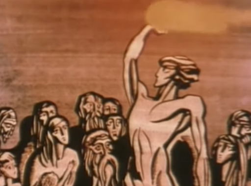 Кадр из мультфильма «Легенда о пламенном сердце» (1967)