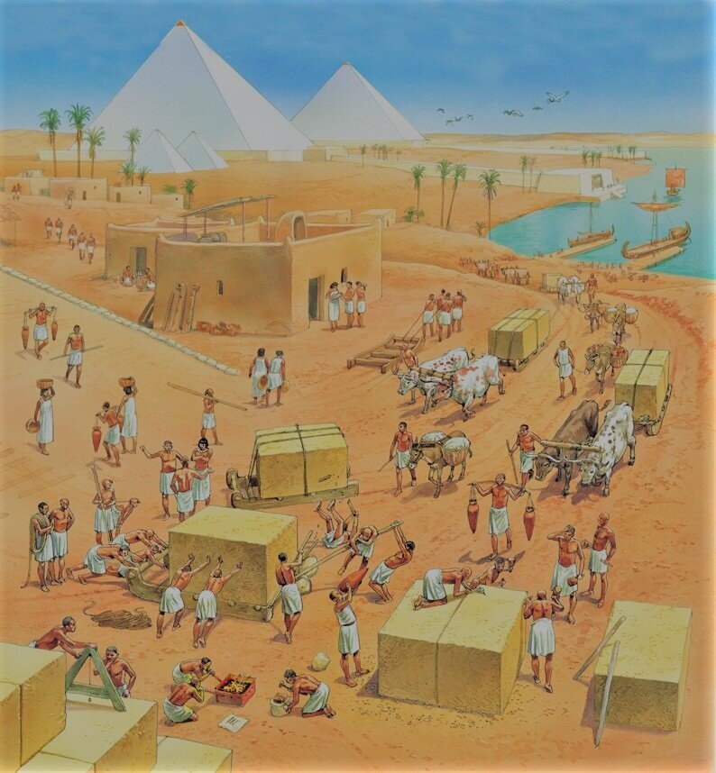 Постройка пирамиды хеопса. Стройка в египте. Строят пирамиду. Пирамида хеопса древний египет строительство. Как строились пирамиды в древнем египте.