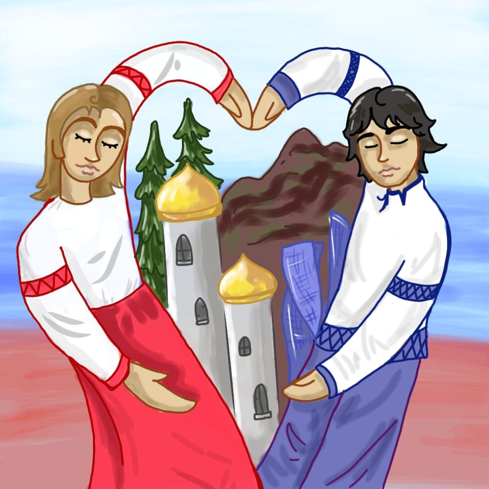 Данная работа иллюстрирует любовь народа к культурному наследию своей страны