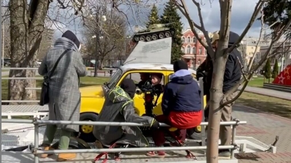 Съемки фильма "Брат-3" в Тамбове / Фото: vtambove.ru