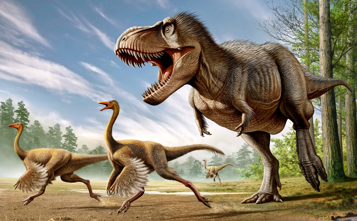 Это, оказывается, тираннозавр рекс. (tyrannosaurus rex)Так вот откуда взялась кличка у моей Собаки Баскервилей! Я и не знал... Впрочем, rex по-латински "царь".