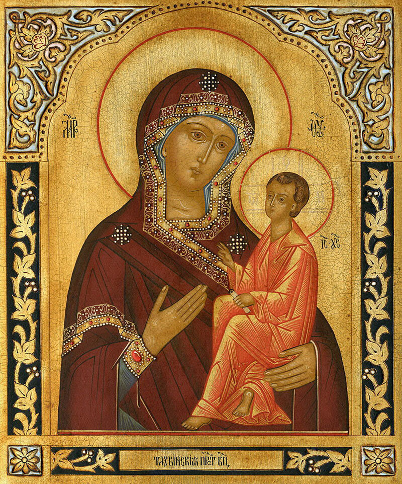 Икона Пресвятой Богородицы "Тихвинская"