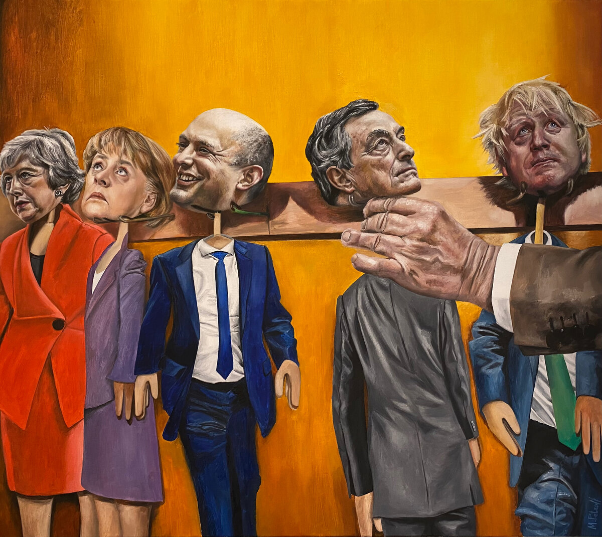 "Отставка", 90х80 см, масло/холст