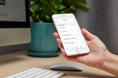    Смартфон с приложением электронной медкарты © Сайт мэра Москвы