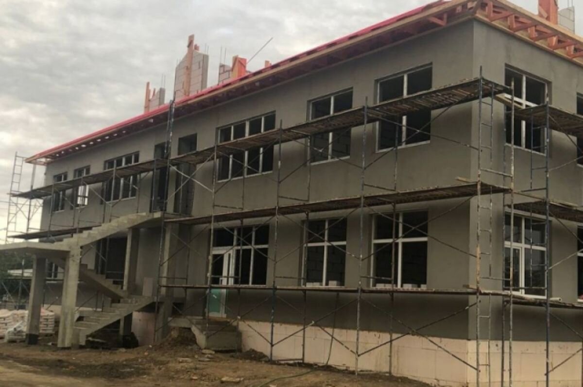    С опережением графика возводят детский сад в хуторе Ленина в Краснодаре