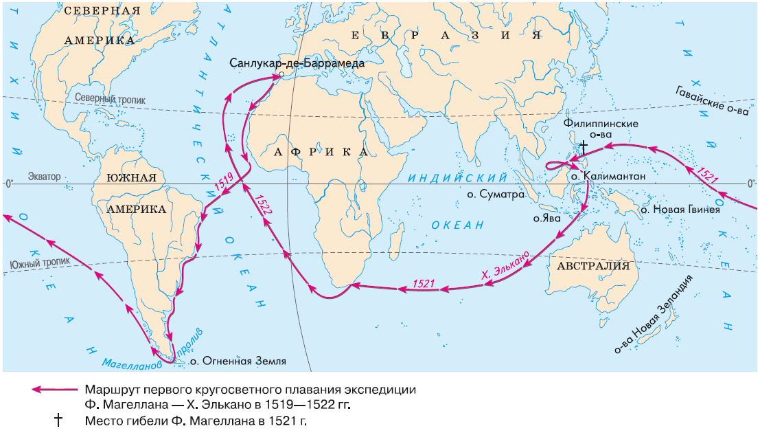 Первое кругосветное плавание Магеллана