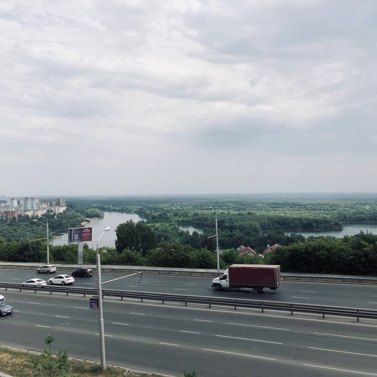 Вид на шоссе