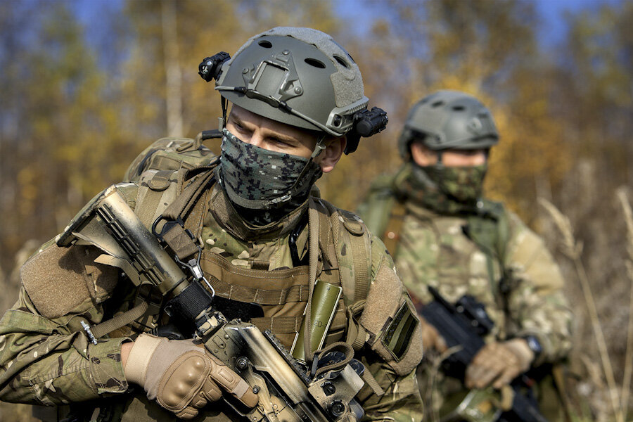 Военнослужащие Сил специальных операций ВС РФ в камуфляже Multicam