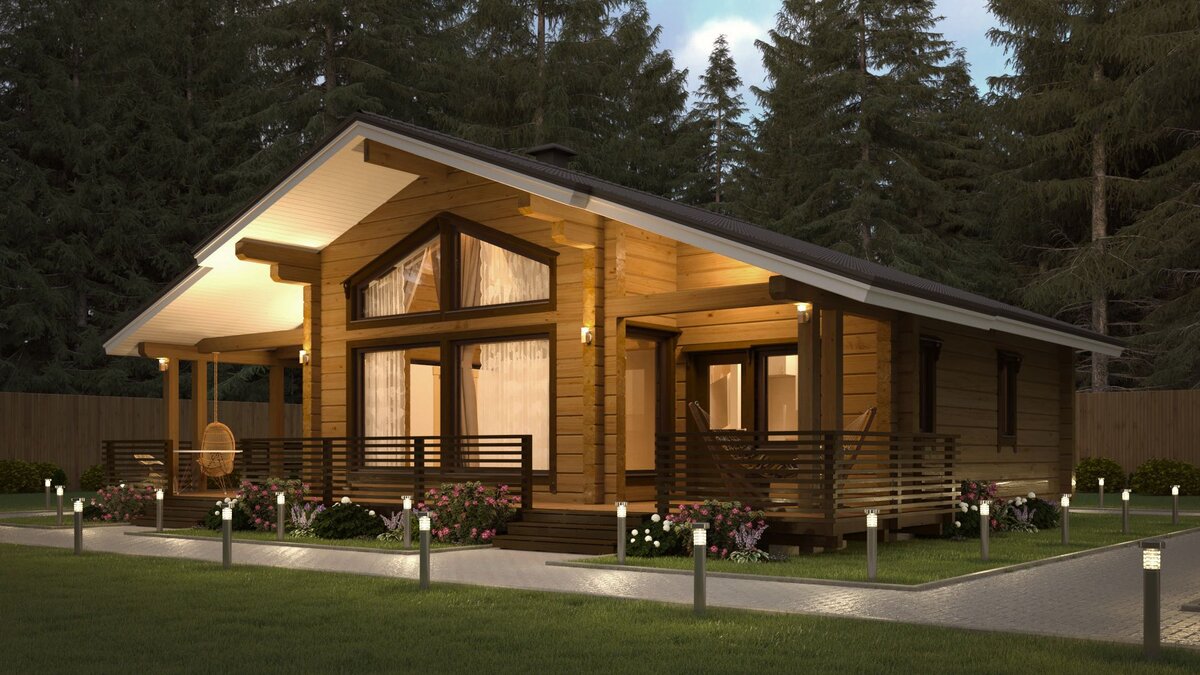 Строительство домов из клееного бруса