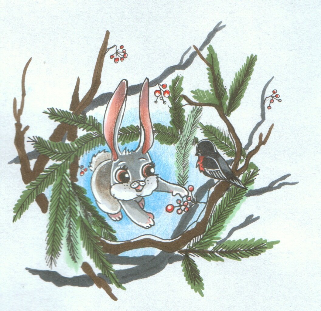 Иллюстрация к сказке художницы Марии Ратьковой. 