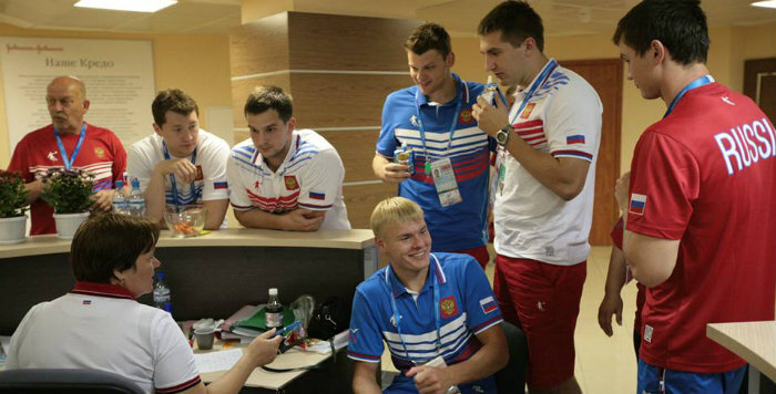 Ирина Валентиновна на Универсиаде в Казани