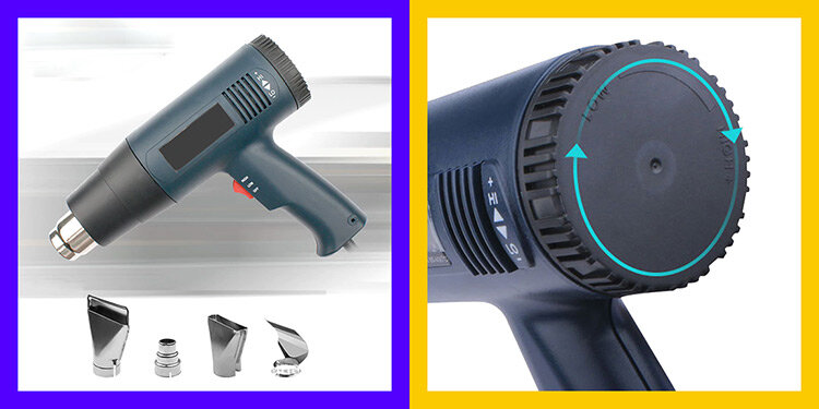 Бюджетный строительный фен PRACMANU 2000W