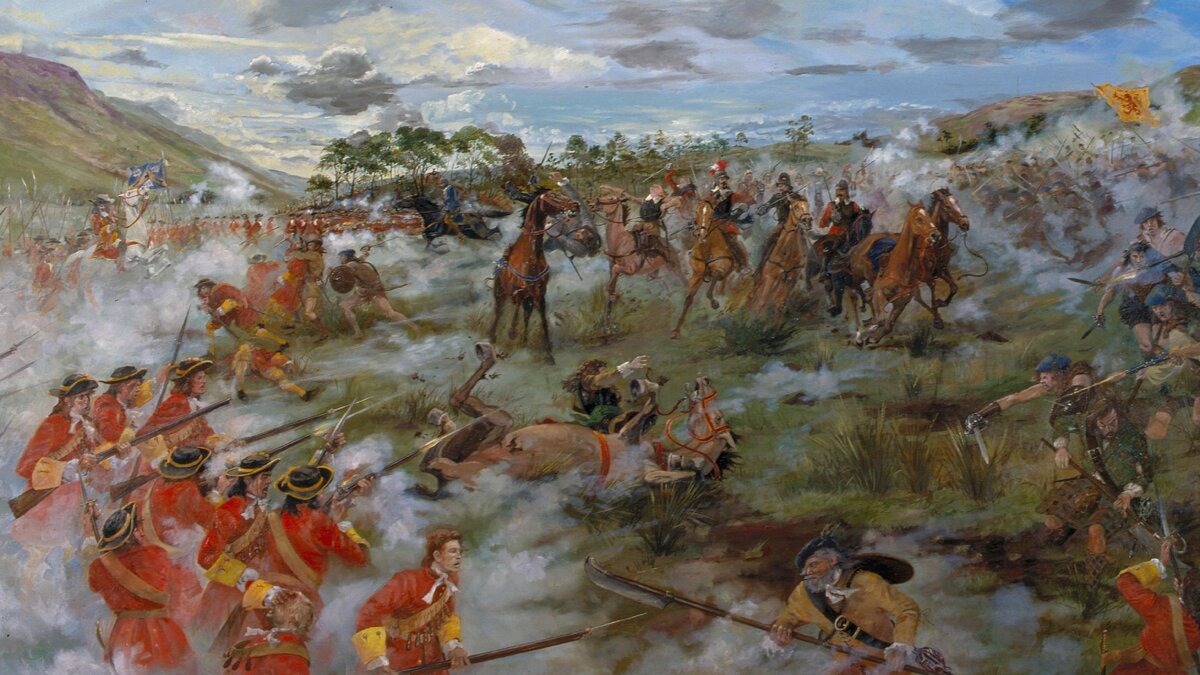 Килликранки, 1689. Художник: Alan Herriot